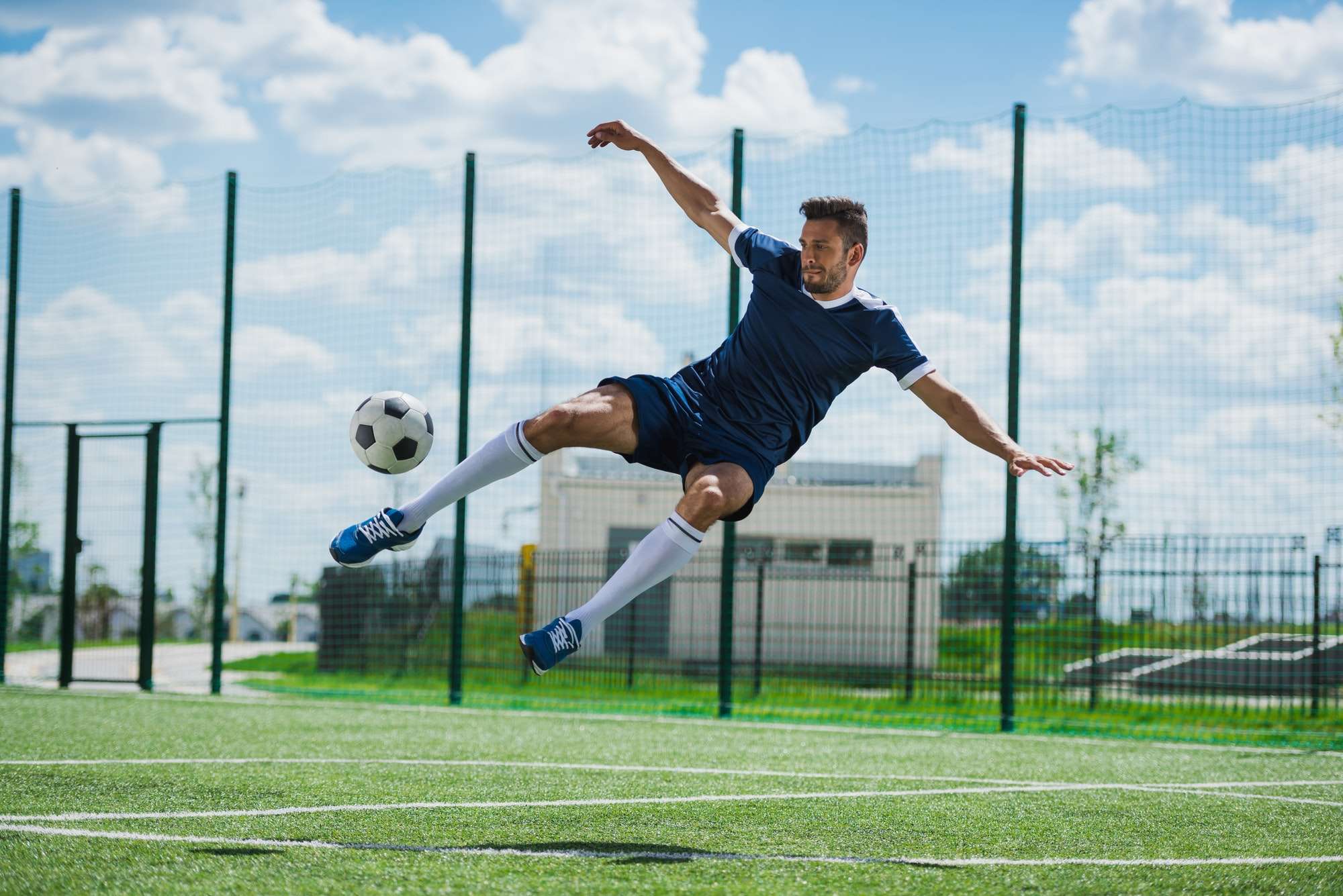Live sports match in 4K Ultra HD on TV
